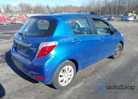 2013 Toyota Yaris Le z USA, uszkodzony, nr VIN JTDKTUD32DD563433